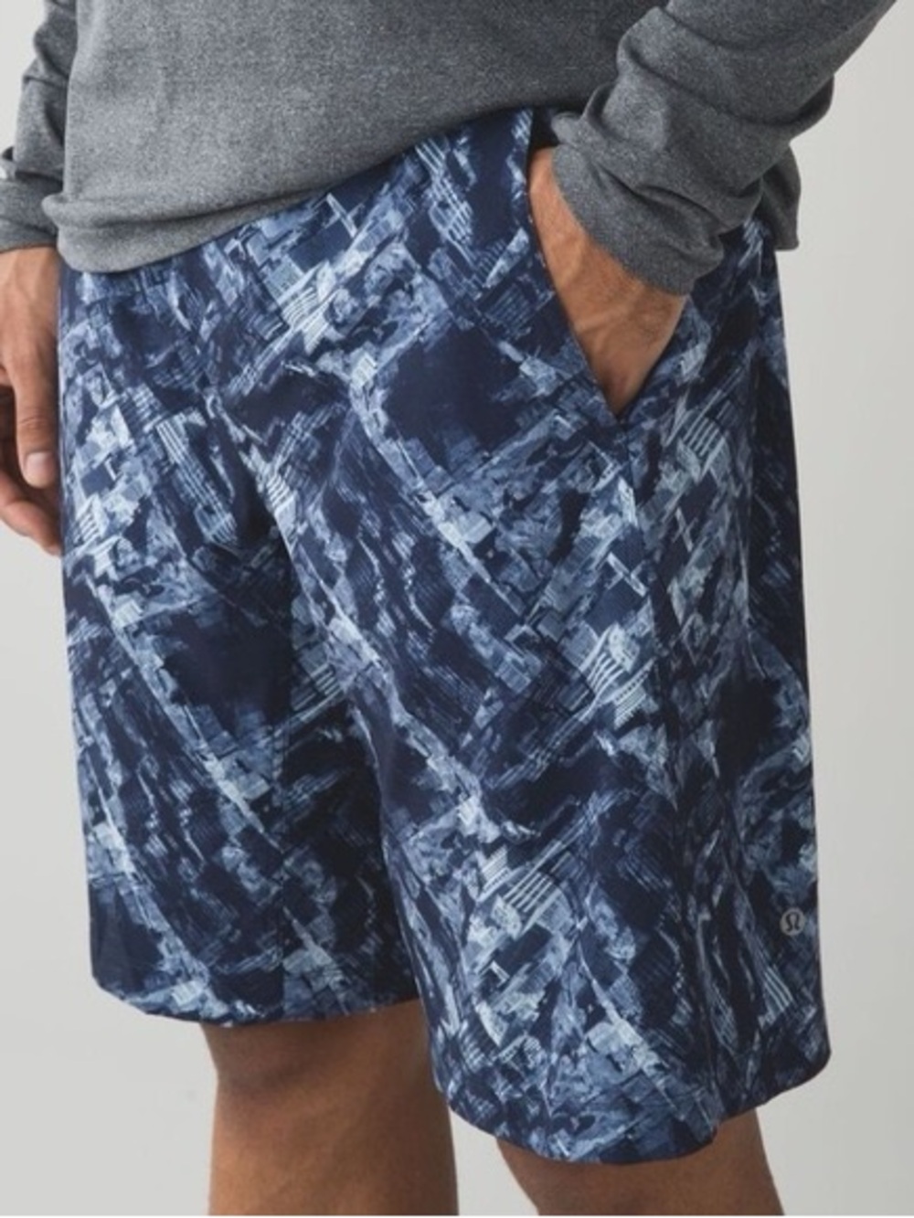 NWoT Lululemon Core Shorts 11” in City Sights Capsian